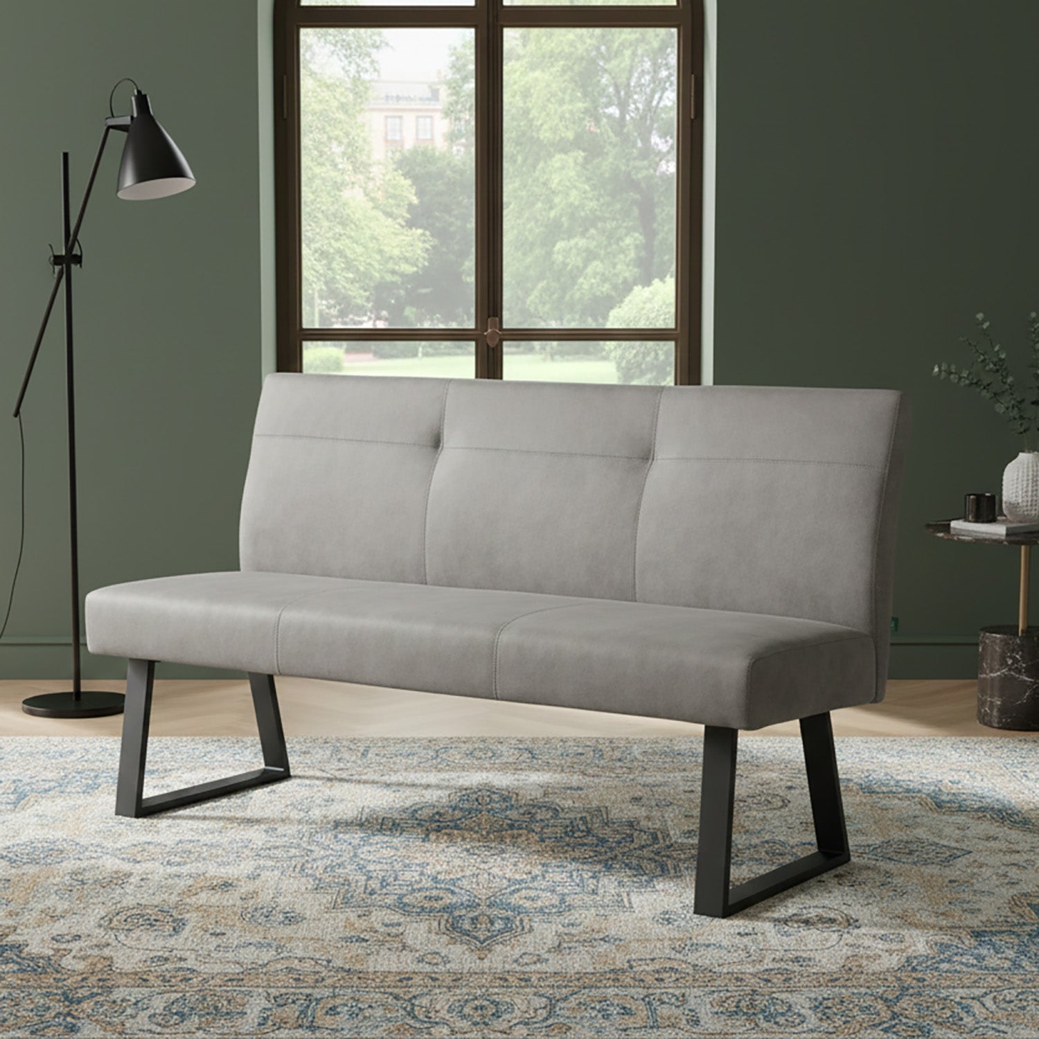 Esszimmerbank JOYCE - Federkernpolsterung, mit Metallgestell