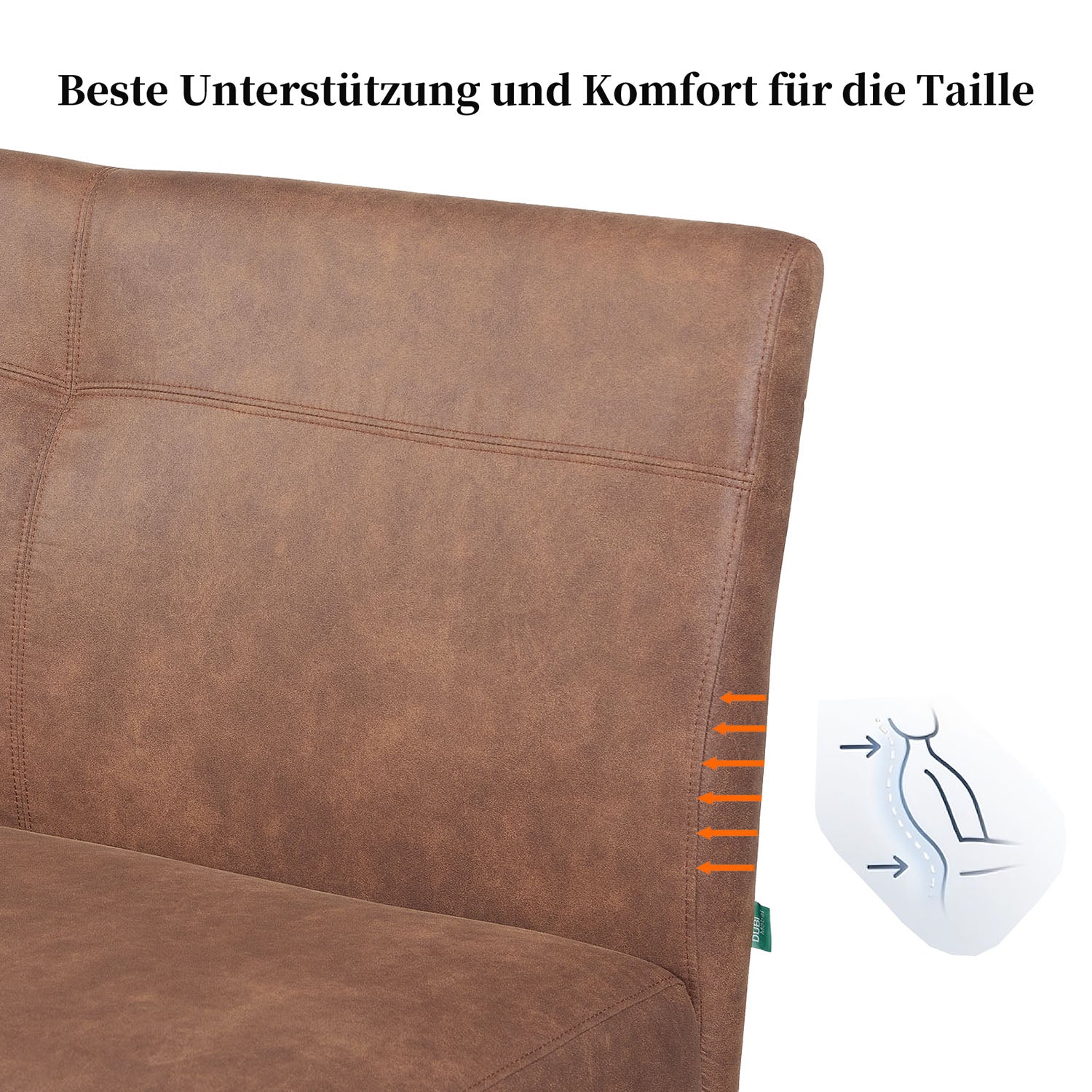 Esszimmerbank JOYCE - Federkernpolsterung, mit Metallgestell