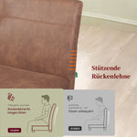 Esszimmerbank JOYCE - Federkernpolsterung, mit Metallgestell