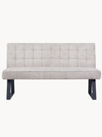 Esszimmerbank Clara - Federkernpolsterung, mit Metallgestell