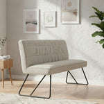 Esszimmerbank HANNAH, gepolstert, mit Metallgestell