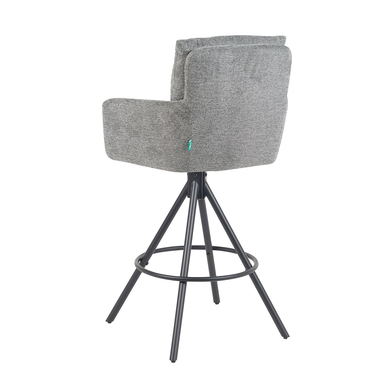 Barhocker Lio 2er-Set | Gestell Matt-Schwarz | drehbar | DUBI Möbel