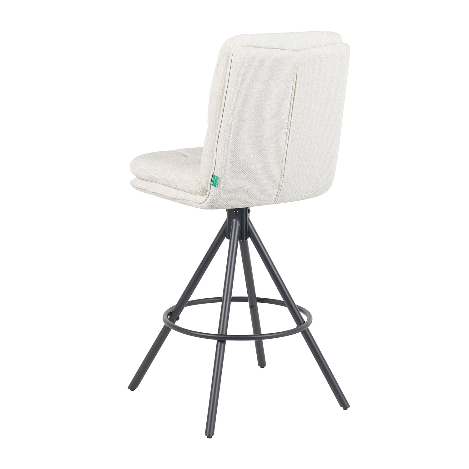 Barhocker Tayo 2er-Set | Gestell Matt-Schwarz | drehbar | DUBI Möbel