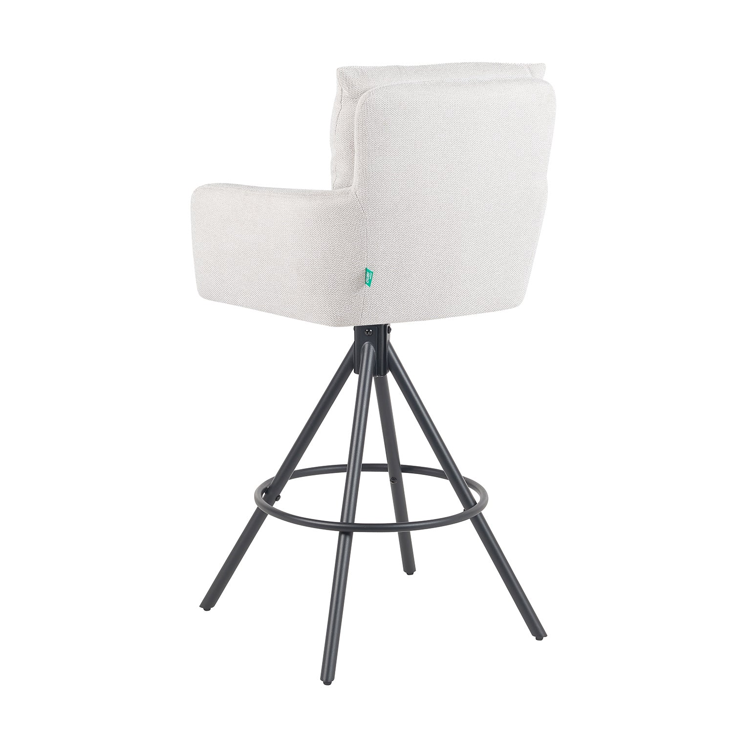 Barhocker Lio 2er-Set | Gestell Matt-Schwarz | drehbar | DUBI Möbel