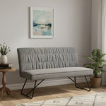 Esszimmerbank HANNAH, gepolstert, mit Metallgestell