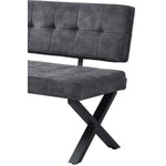 Sitzbank KAREN – Esszimmerbank mit Rückenlehne & Metallgestell