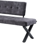 Eckbank EKA - Modulare Eckbank mit X Gestell beidseitig montierbar