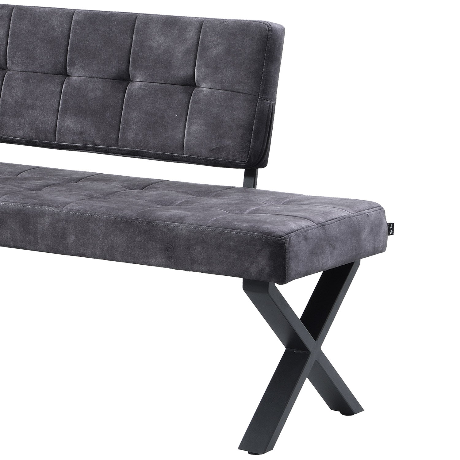 Eckbank EKA - Modulare Eckbank mit X Gestell beidseitig montierbar