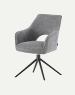 Esszimmerstühle THOMAS-ANNA 2er Set, 360° drehbar mit Rückholfunktion