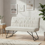 Esszimmerbank HANNAH, gepolstert, mit Metallgestell