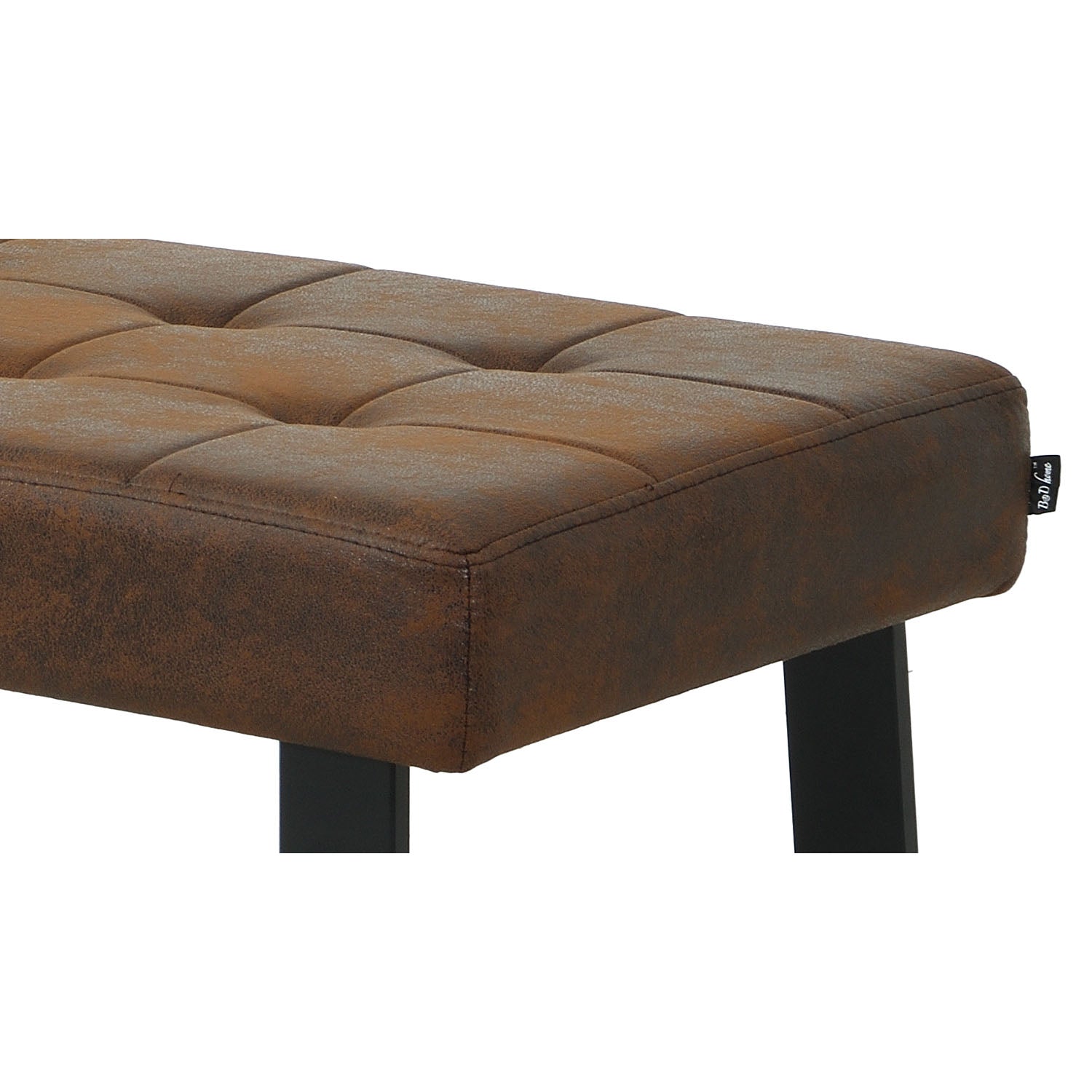 Sitzbank SIGFRID – Esszimmerbank mit Rückenlehne & Metallgestell