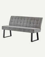 Esszimmerbank EMMA, gepolstert, mit Metallgestell