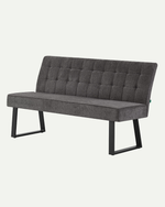 Esszimmerbank EMMA, gepolstert, mit Metallgestell