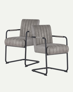 Chaise en porte-à-faux BEN (lot de 2) | B06 Grâce Dynamique