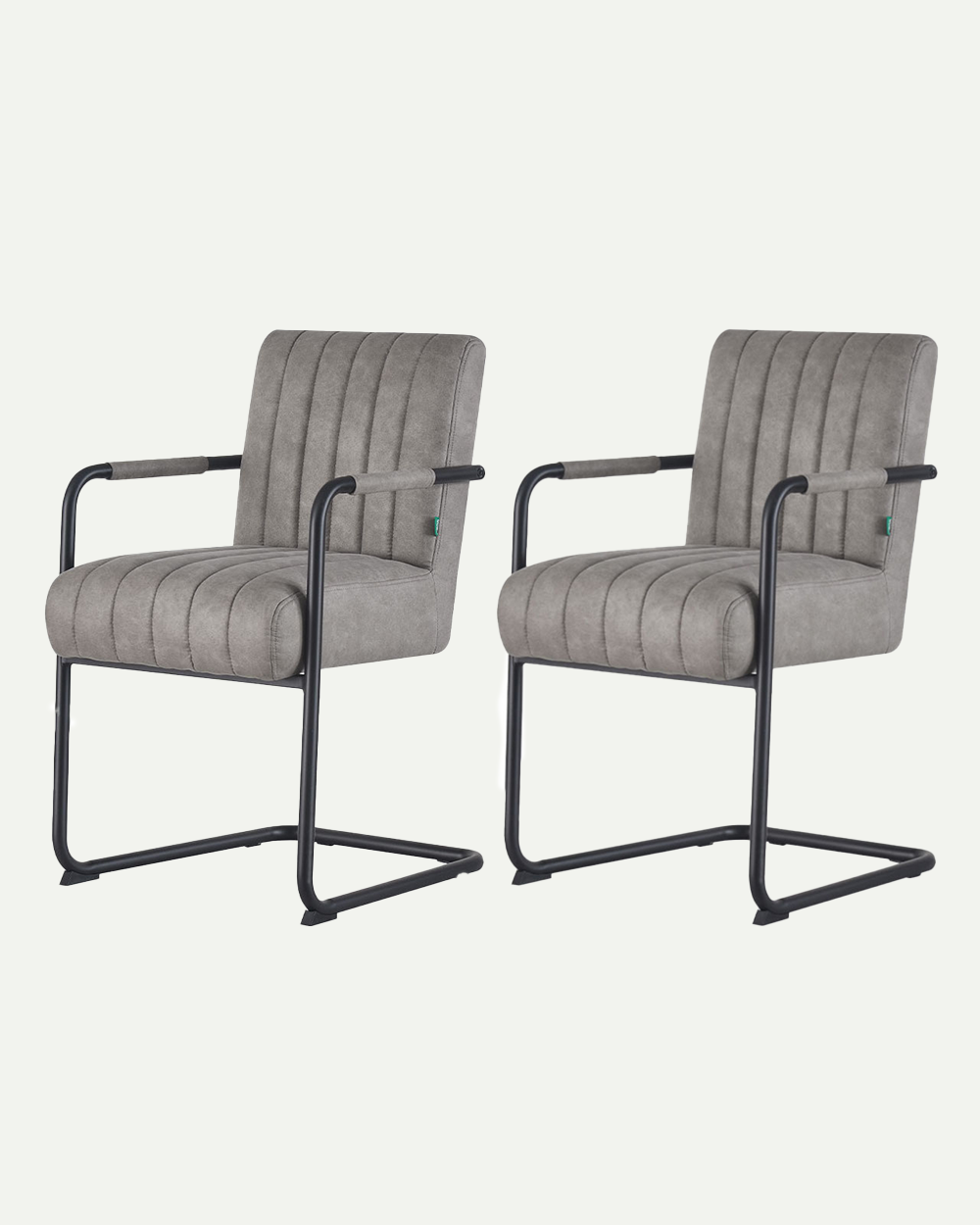 Chaise en porte-à-faux BEN (lot de 2) | B06 Grâce Dynamique