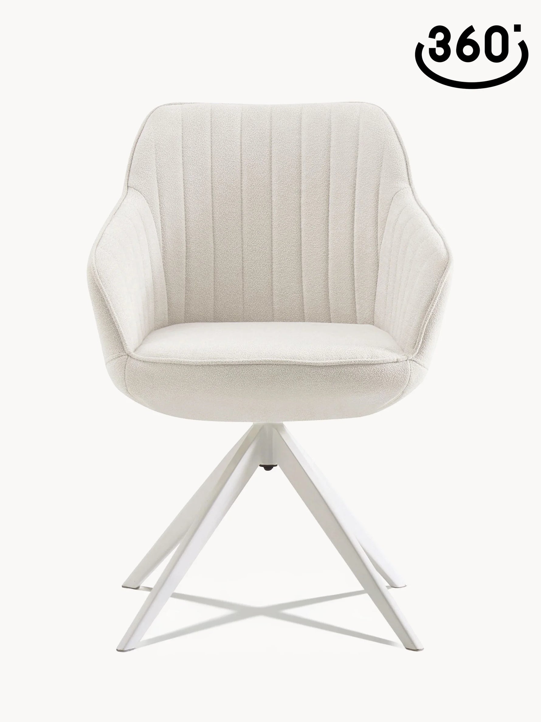 Esszimmerstuhl ARVIT – Drehbarer Stuhl mit Armlehnen & Cord oder Wildlederoptik | B&D home