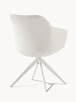 Esszimmerstuhl ARVIT – Drehbarer Stuhl mit Armlehnen & Cord oder Wildlederoptik | B&D home