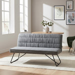 Esszimmerbank HANNAH, gepolstert, mit Metallgestell