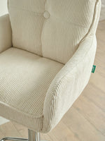 Kira 2er-Set- Premium Barhockerset in Cord oder Samtstoff