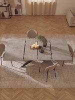 MALTE - Ausziehtisch mit 2 Einlegeplatten für 6-8 Personen