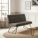 Esszimmerbank HANNAH, gepolstert, mit Metallgestell