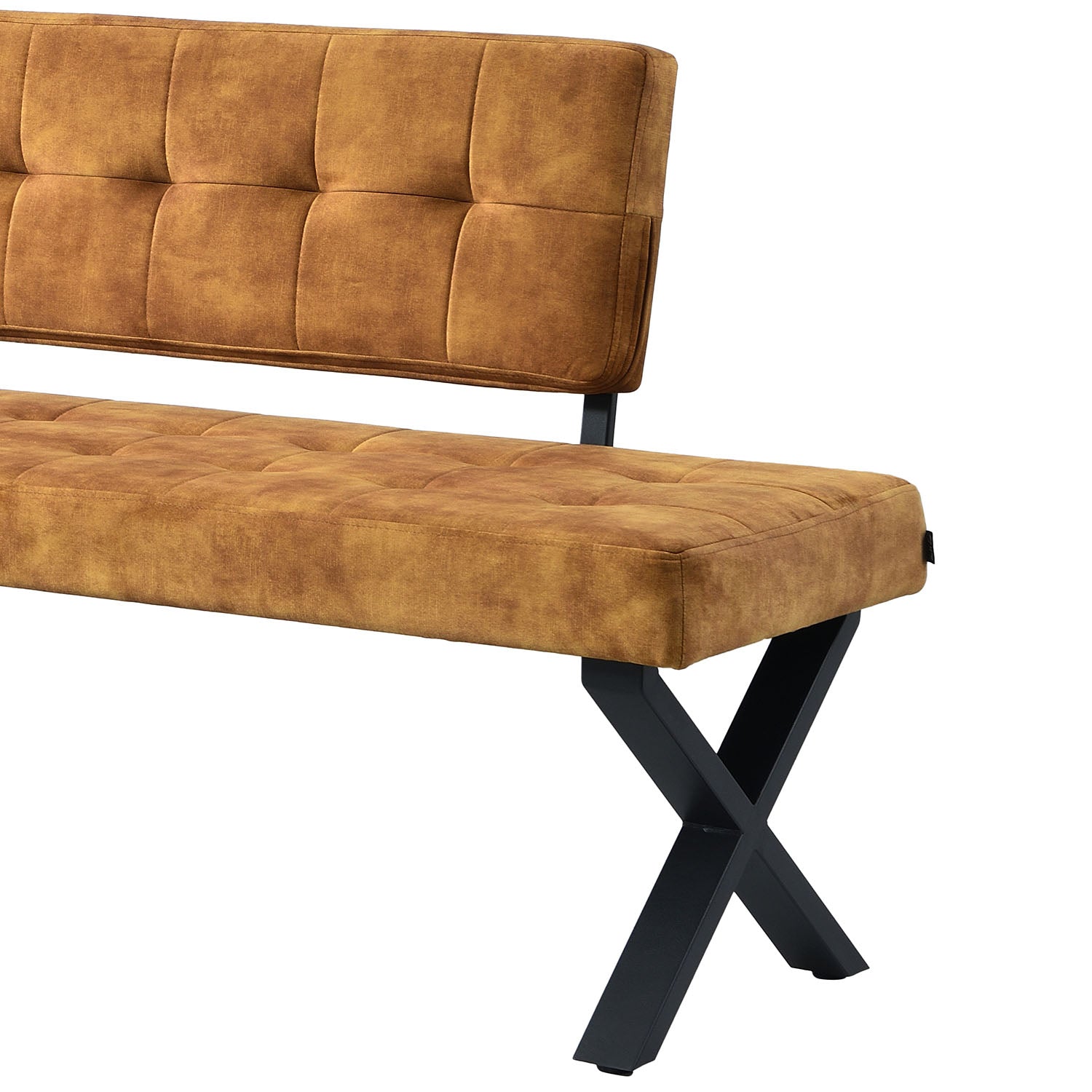 Eckbank EKA - Modulare Eckbank mit X Gestell beidseitig montierbar