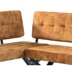 Eckbank EKA - Modulare Eckbank mit X Gestell beidseitig montierbar