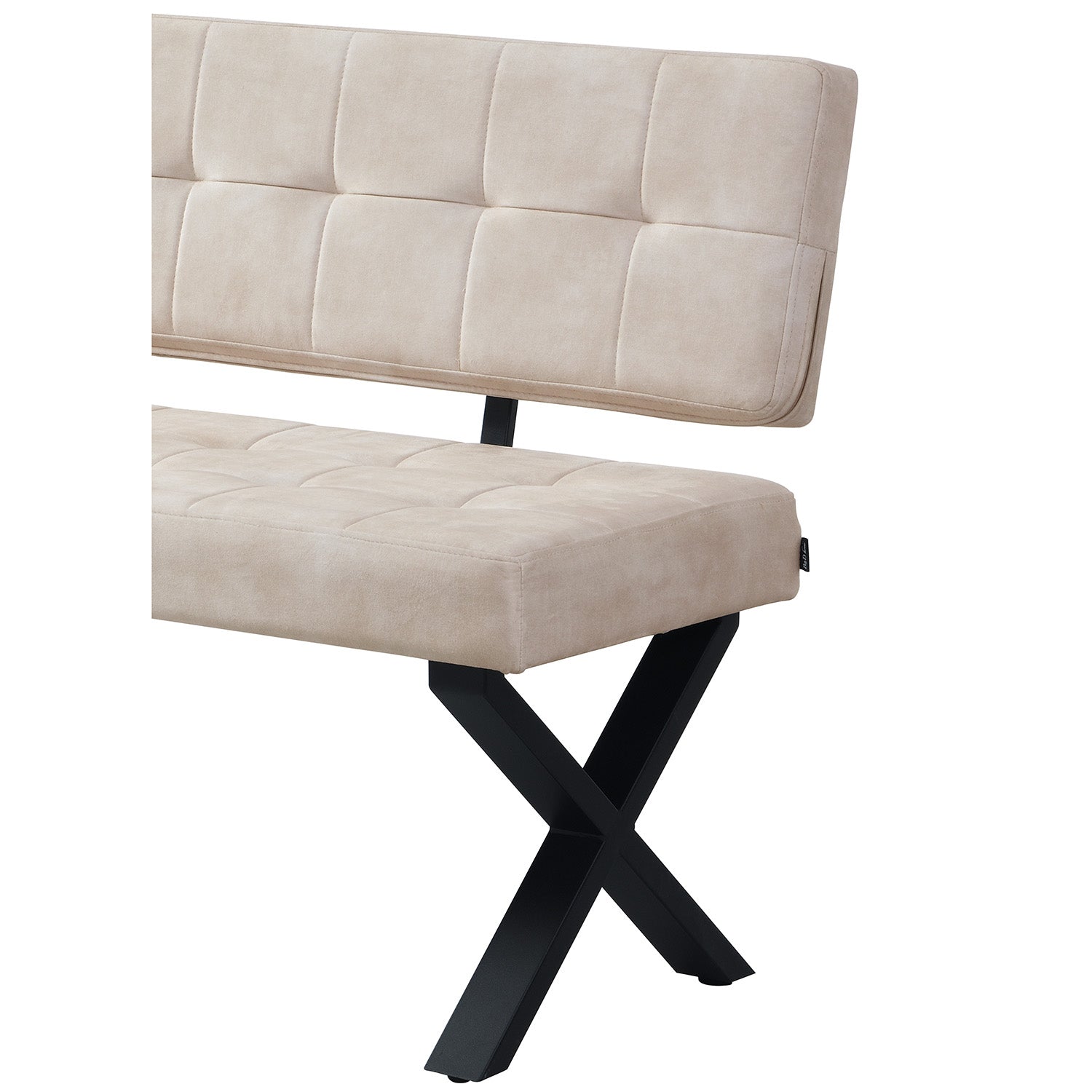 B-Ware Sitzbank KAREN, Grau, 120cm