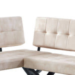 Eckbank EKA - Modulare Eckbank mit X Gestell beidseitig montierbar