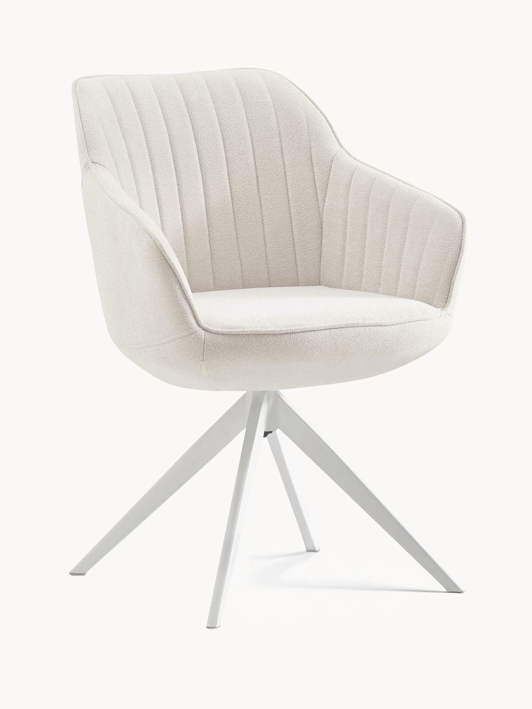 Esszimmerstuhl ARVIT – Drehbarer Stuhl mit Armlehnen & Cord oder Wildlederoptik | B&D home