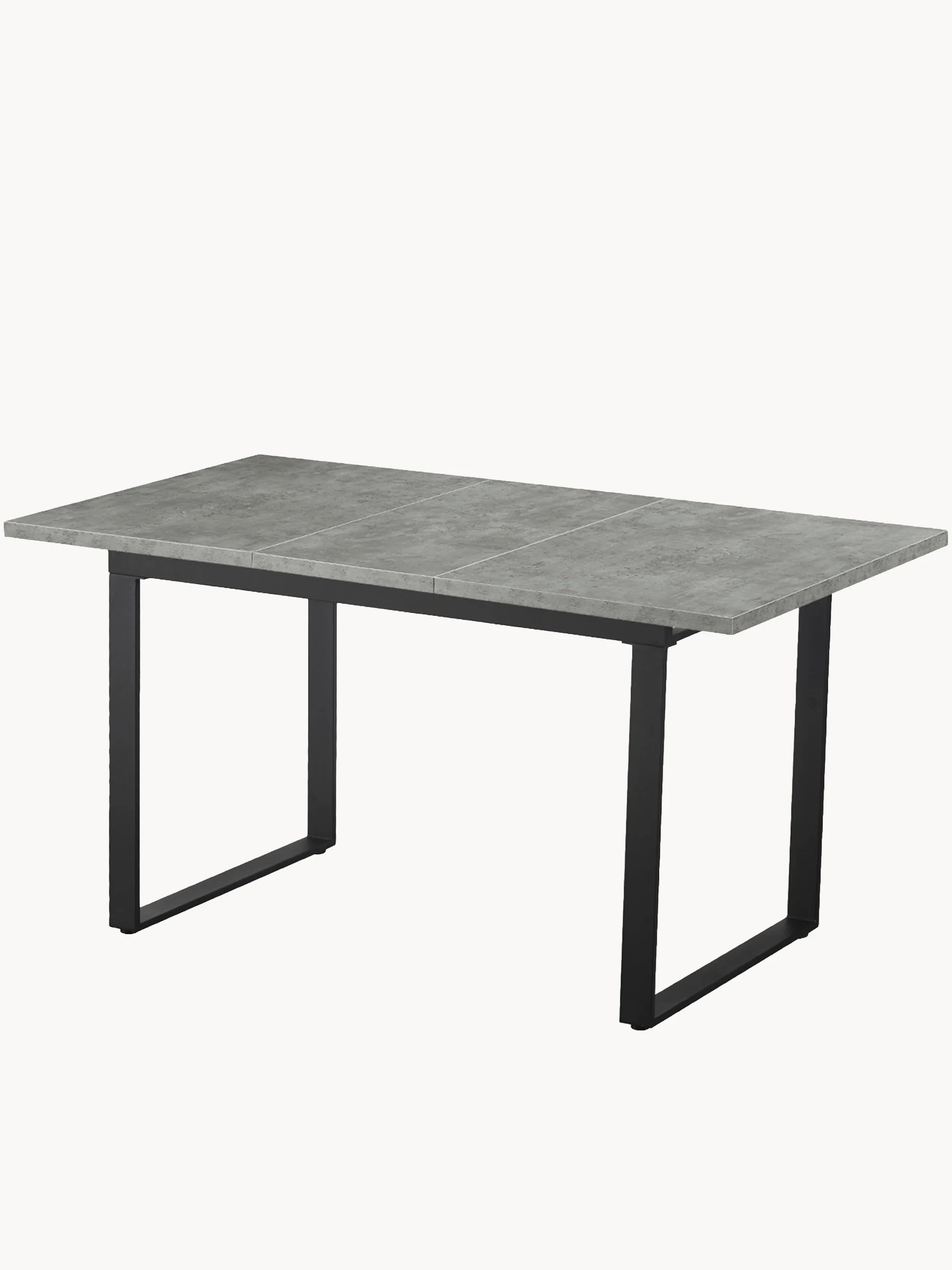 Ausziehtisch LARS - Stabiles Metallgestell 120-160cm für 4-6 Personen