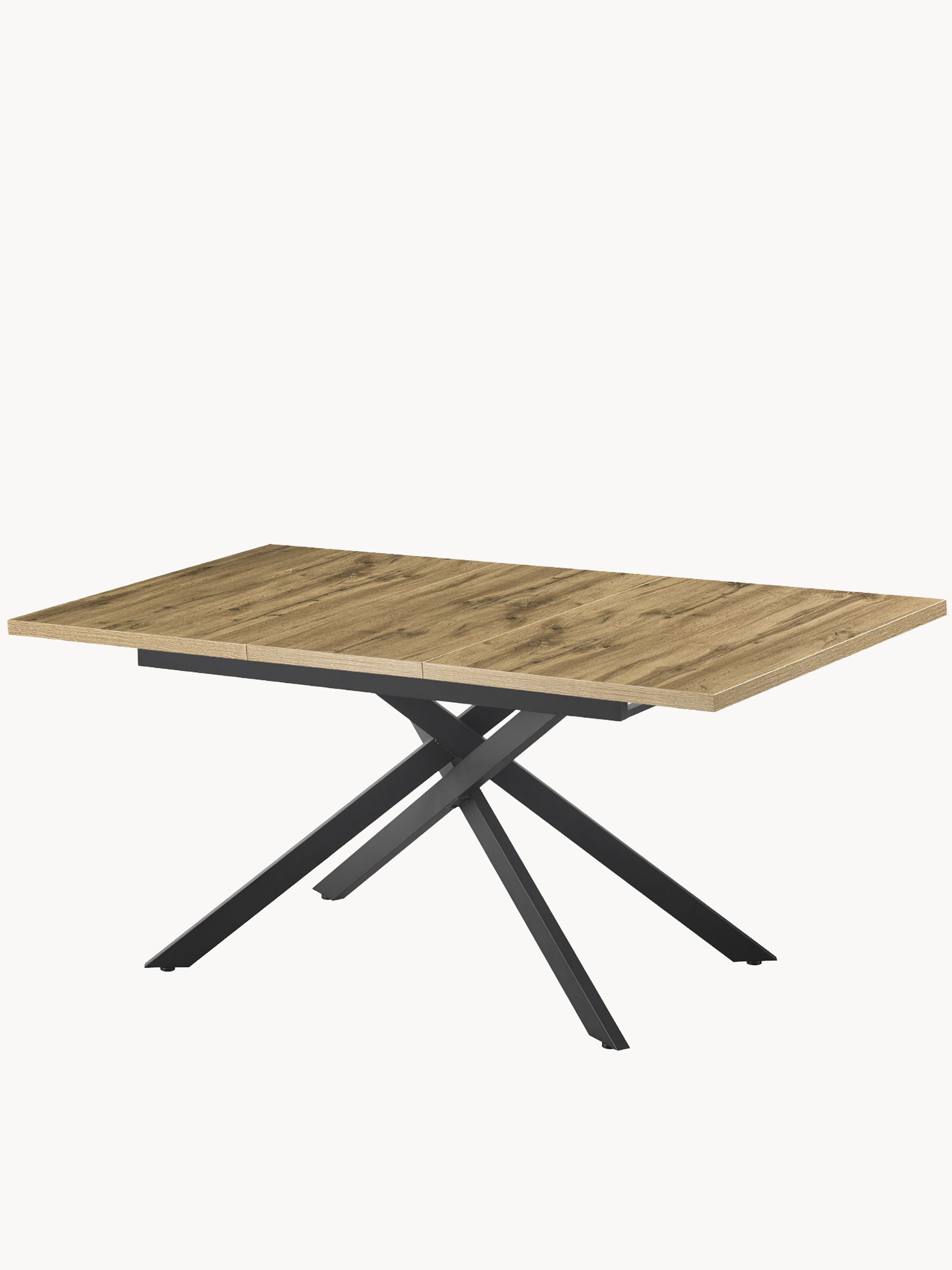 Ausziehtisch LARS - Stabiles Metallgestell 120-160cm für 4-6 Personen