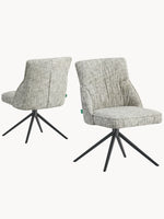 MIRELA - Polsterstuhl mit Rückstellfunktion, 360° drehbar