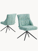 MIRELA - Polsterstuhl mit Rückstellfunktion, 360° drehbar