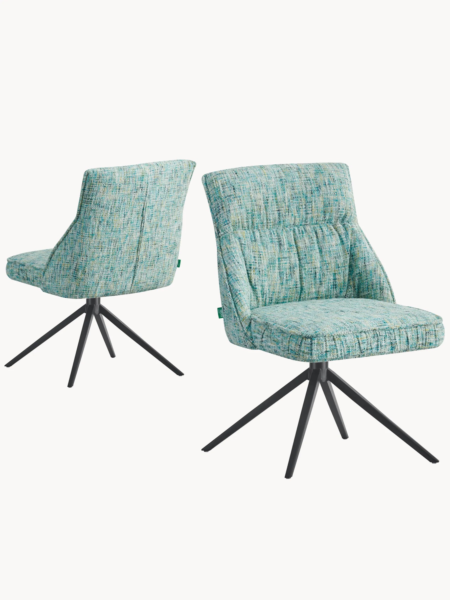 MIRELA - Polsterstuhl mit Rückstellfunktion, 360° drehbar