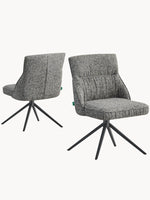 MIRELA - Polsterstuhl mit Rückstellfunktion, 360° drehbar