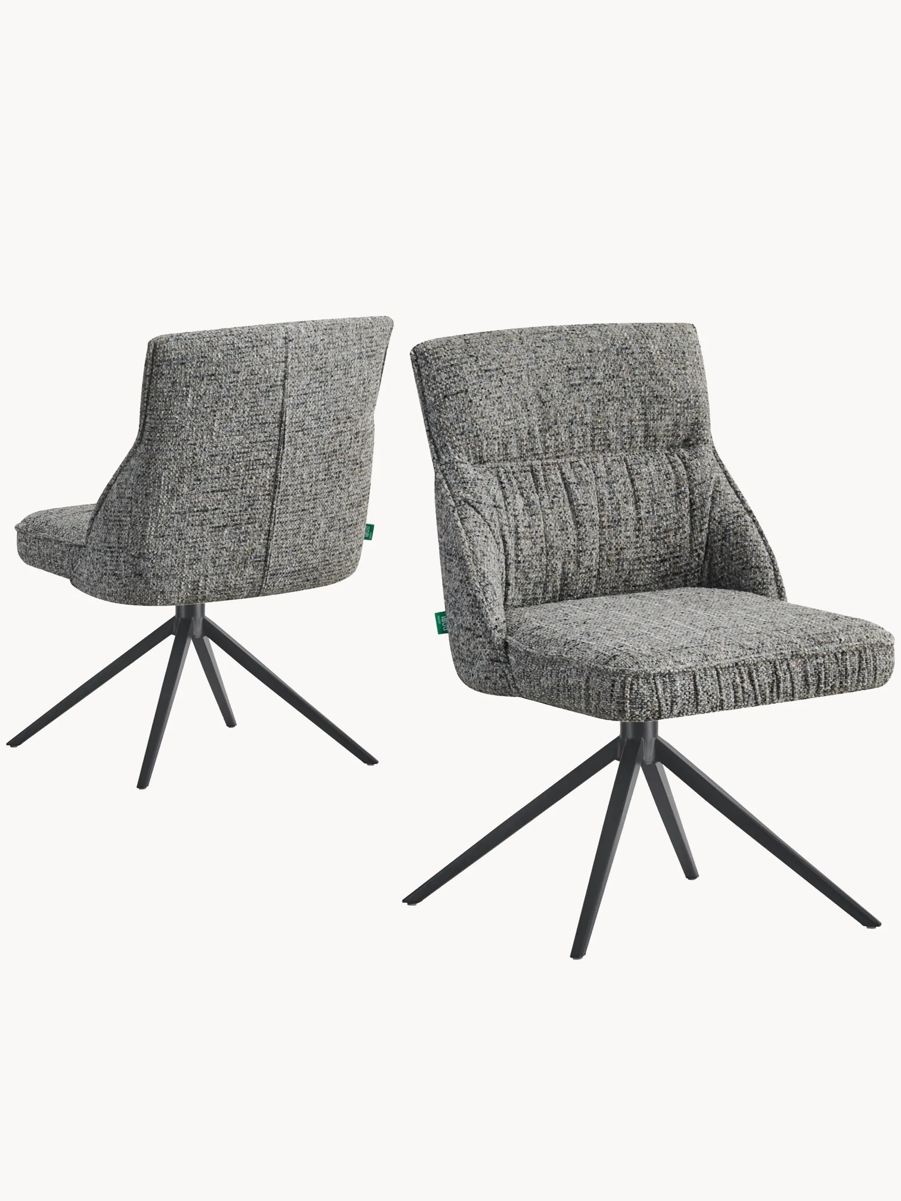 MIRELA - Polsterstuhl mit Rückstellfunktion, 360° drehbar