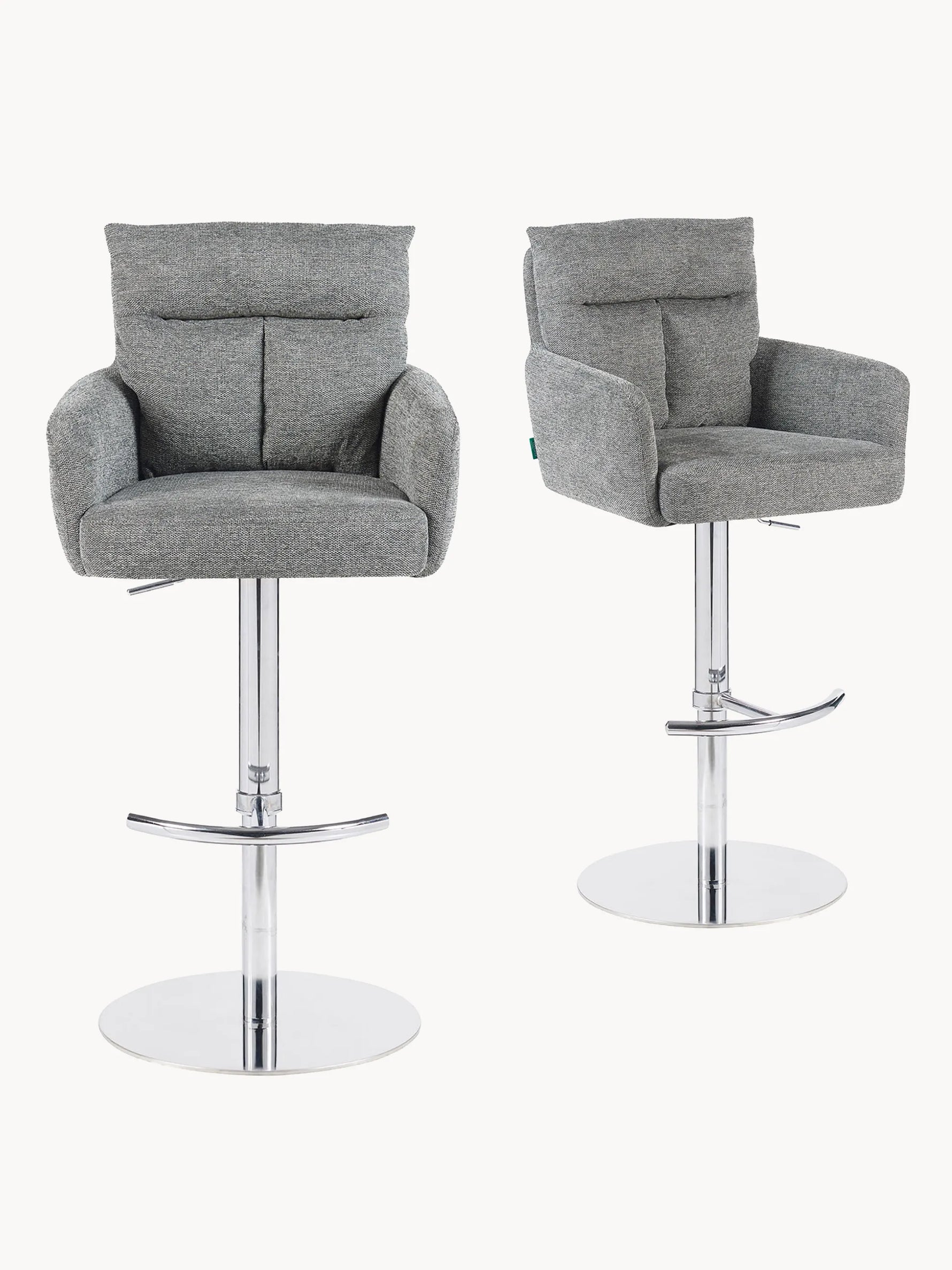 Leo 2er-Set - Premium Barhocker mit Drehfunktion