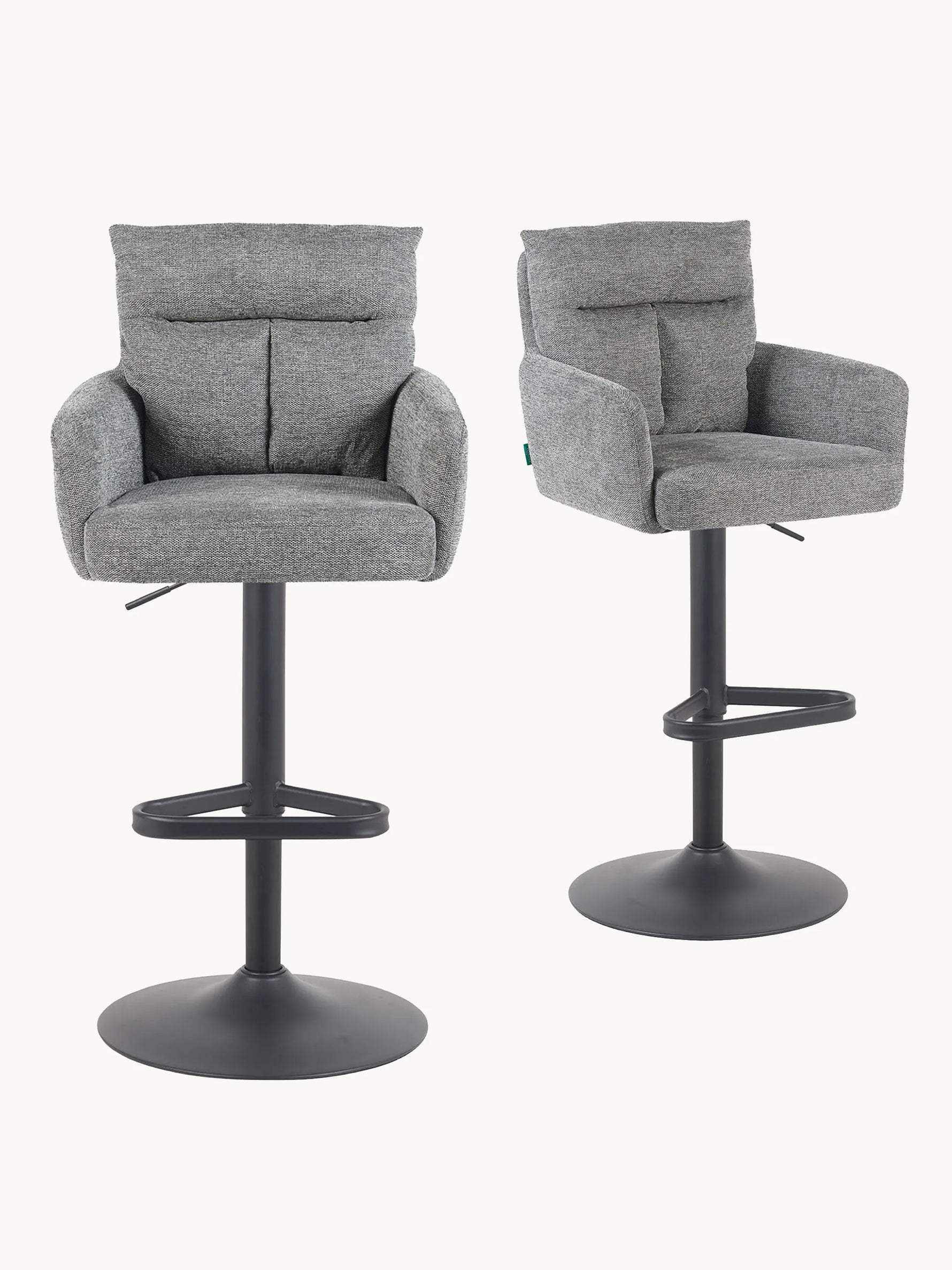 Leo 2er-Set - Premium Barhocker mit Drehfunktion