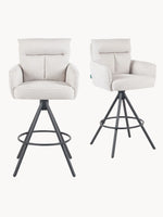 Leo 2er-Set - Premium Barhocker mit Drehfunktion