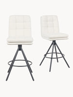 Juno 2er-Set - Barhocker ohne Lehne