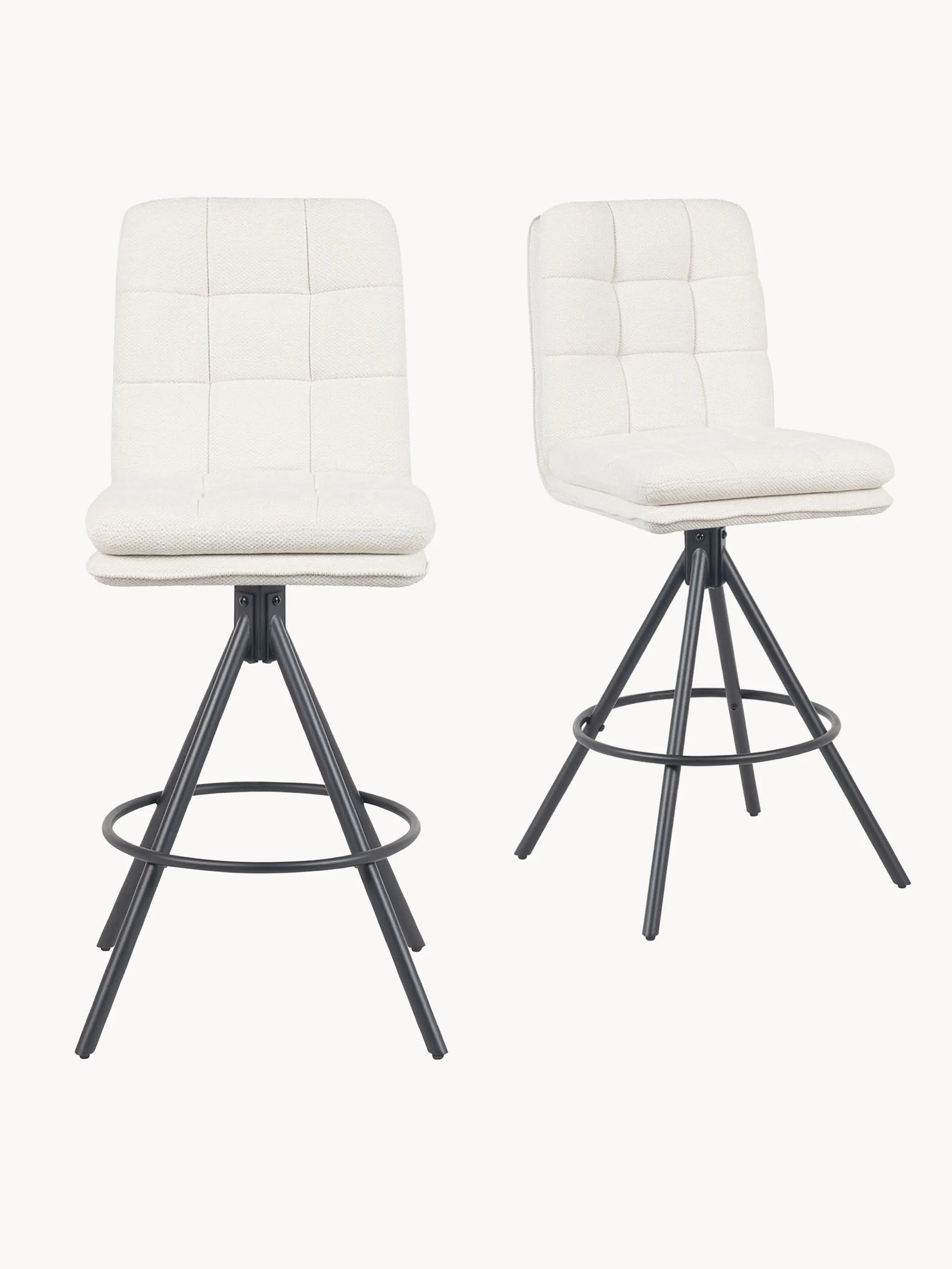 Juno 2er-Set - Barhocker ohne Lehne