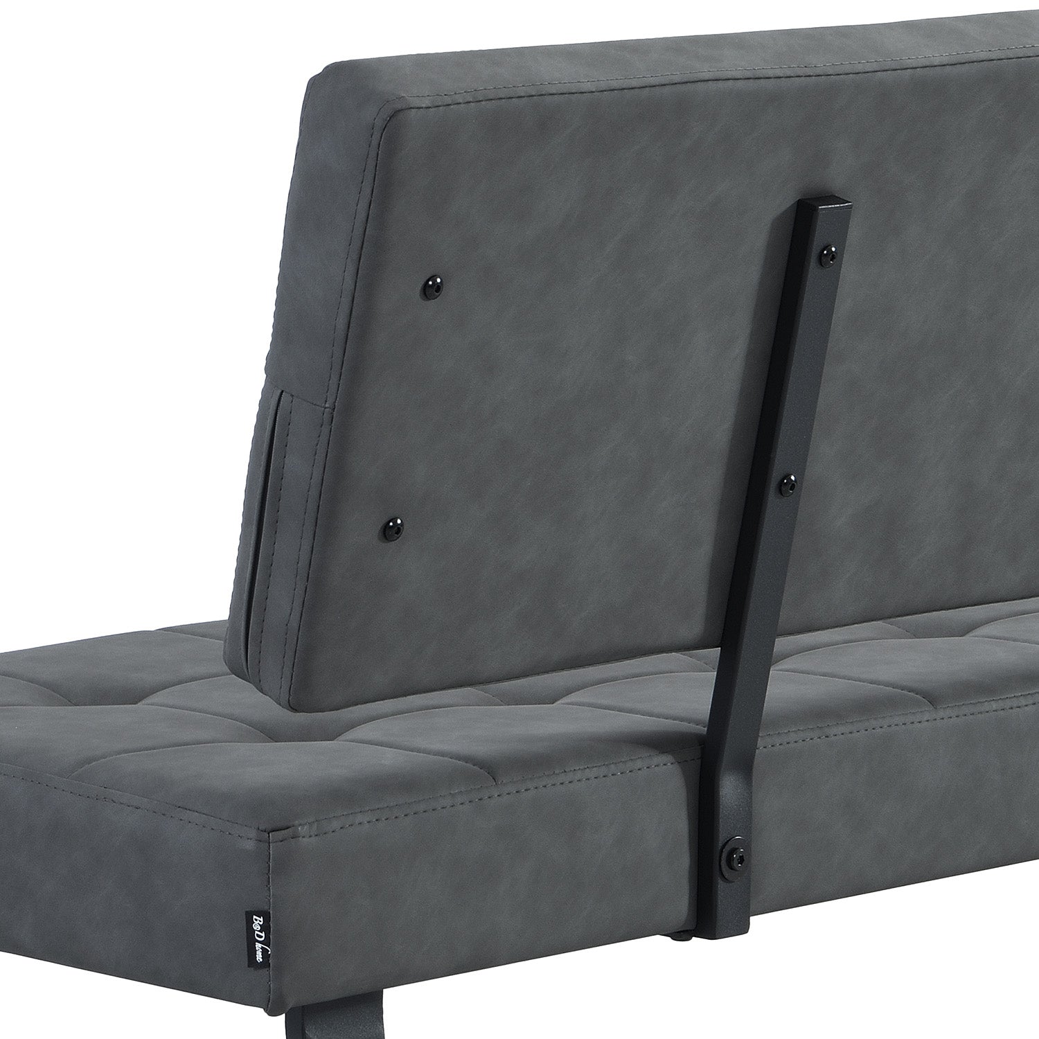 B-Ware Sitzbank SIGFRID, Kunstleder Schwarz, 120cm