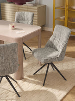 MIRELA - Polsterstuhl mit Rückstellfunktion, 360° drehbar