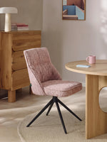 MIRELA - Polsterstuhl mit Rückstellfunktion, 360° drehbar