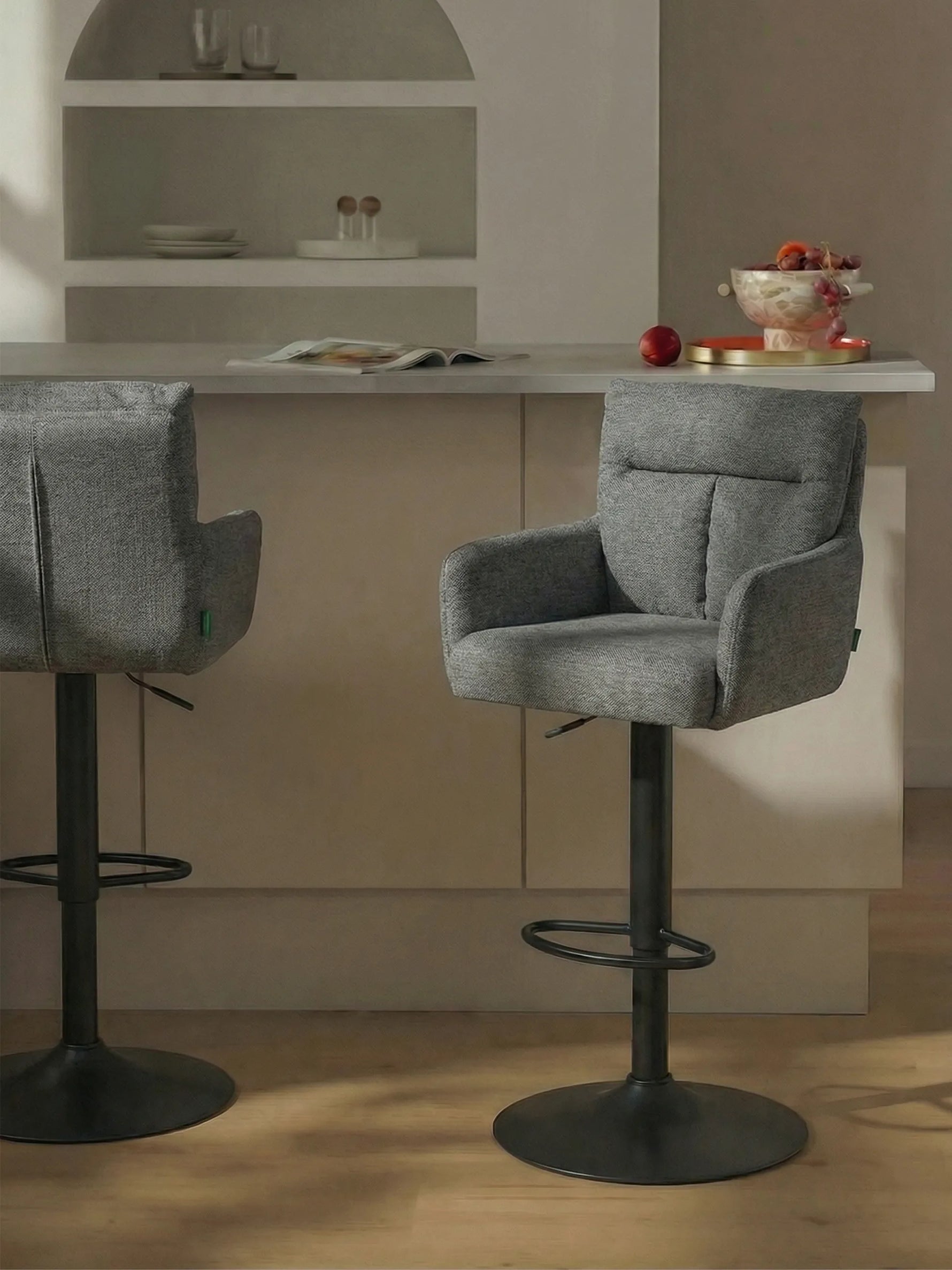 Leo 2er-Set - Premium Barhocker mit Drehfunktion