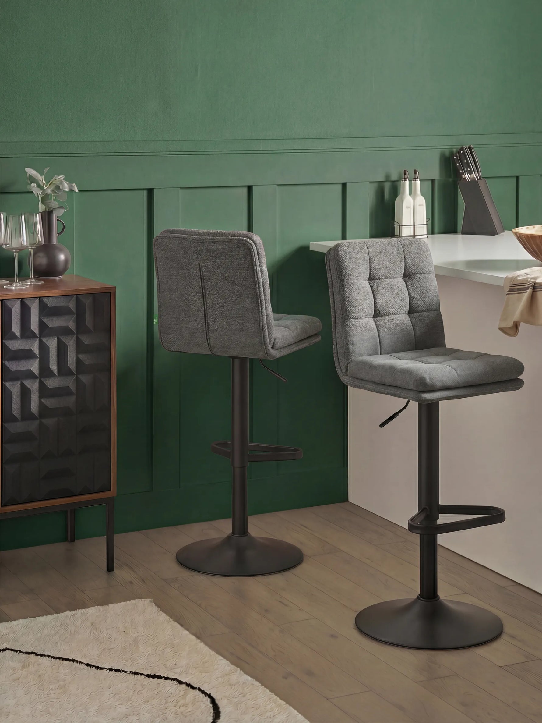 Juno 2er-Set - Barhocker ohne Lehne