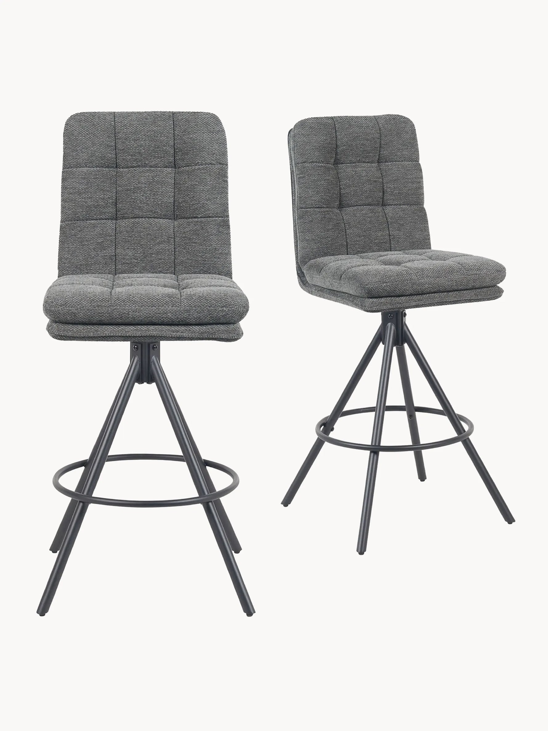Juno 2er-Set - Barhocker ohne Lehne