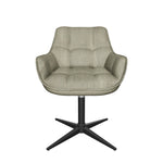 Esszimmerstühle THOMAS-KIRA 2er Set, 360° drehbar, Zeitloser Drehstuhl mit Rückholfunktion