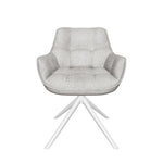 Esszimmerstühle THOMAS-DINA 2er Set, 360° drehbar mit Rückholfunktion